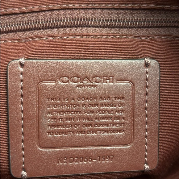 Small Marlon Coach Shoulder Bag Taupe - Picture 3 of 10